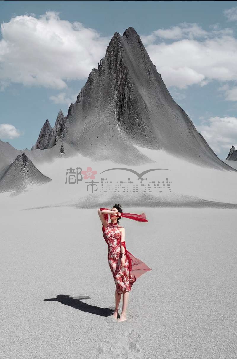 都市Seek杭州丝袜网推荐—法式小众中国红性感旗袍，男人心中的高冷女神本神来啦~