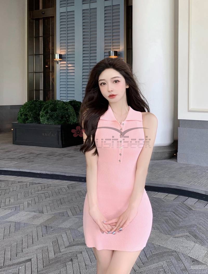 OTDD丨嫩粉肉欲系挂脖连衣包臀群，想和你朝朝又暮暮，嗯嗯又啊啊—杭州spa点评网